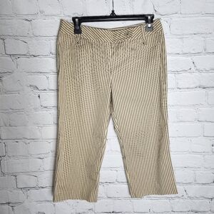 Mac&Jac womens vintage tan capris size 6
